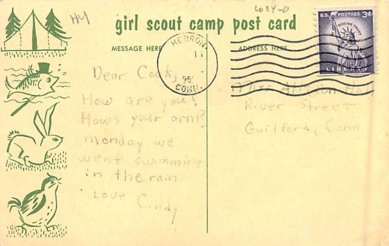 Girl Scout camp Scouting PU 1996 