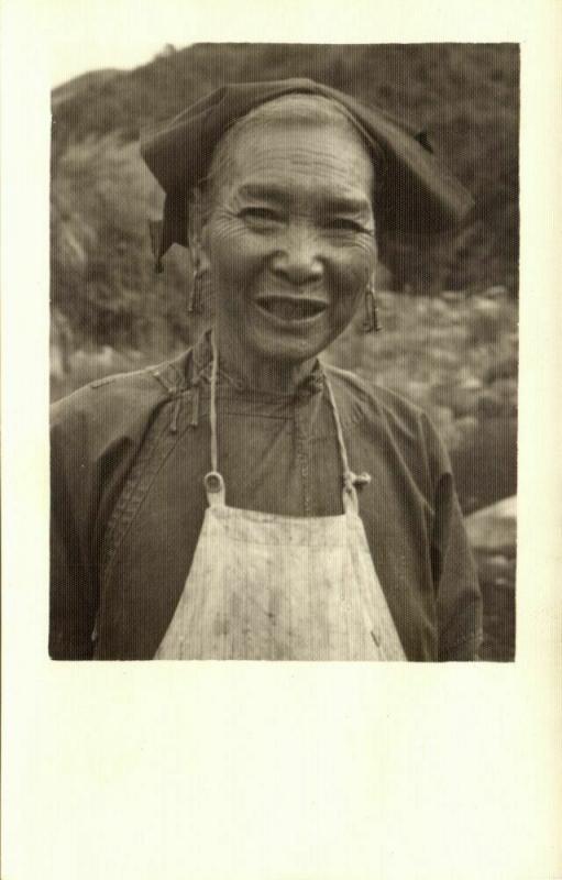 china, Old Native Chinese Woman (1920s) Ingenohl's Real Photo Postcard