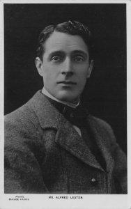 Alfred Lester Edwardian Actor Old Real Photo Postcard
