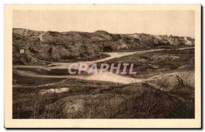 Old Postcard Fort Douaumont built in masonry rubble Army