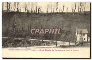 Postcard Old Gordon Bennett Cup Circuit Michelin The turning point of deliver...