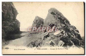 Postcard The Old Val Andre Rocher Group Plegu
