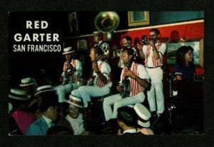 CA Red Garter Club Strugglers SAN FRANCISCO CALIFORNIA Postcard Musical  Band