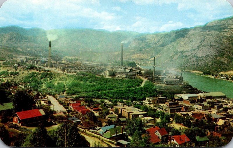 Canada British Columbia Trail Showing Tadanac Smelter