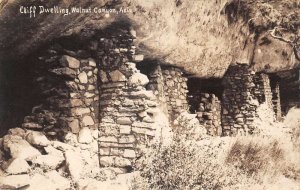Walnut Canyon Arizona Cliff Dwelling Ruins Real Photo Postcard AA109461