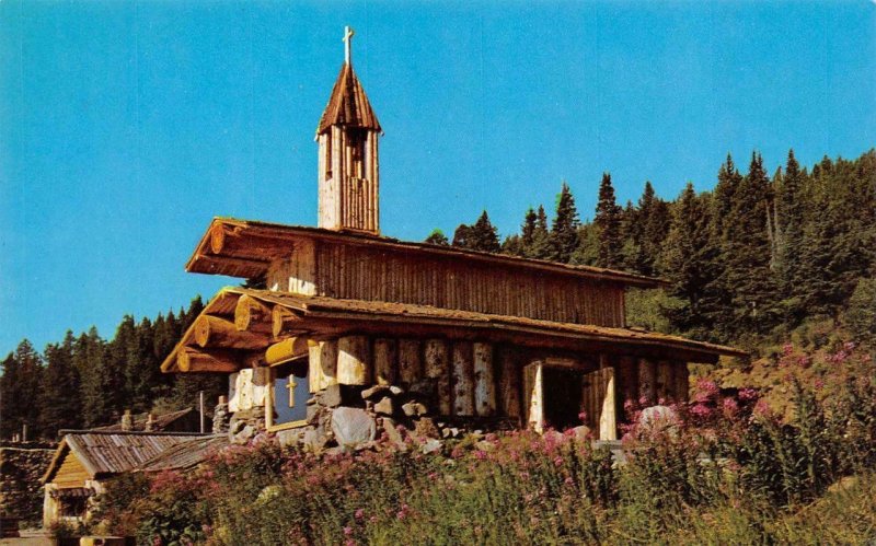 HELENA, MT Montana  FRONTIER TOWN CHAPEL~Closed Western Amusement Park  Postcard