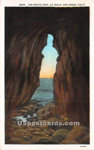White Lady, La Jolla - San Diego, California CA Postcard
