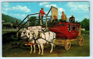 CASS, WV West Virginia ~ T L T STAGECOACH LINE  c1960s Roadside  Postcard