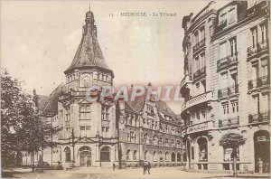 Old Postcard Mulhouse The Tribunal