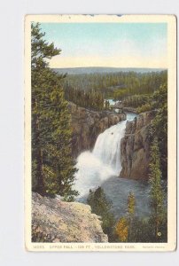 ANTIQUE POSTCARD NATIONAL STATE PARK YELLOWSTONE UPPER FALLS #3 