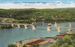 Tennesse Chattanooga Market Street Bridge And Walnut Street Bridge