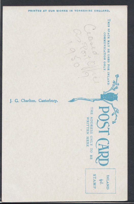 Kent Postcard - Goodnestone Post Office   T1735