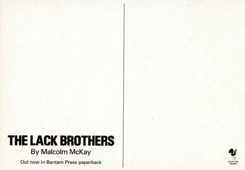 Literature Advertising Postcard - The Lack Brothers By Malcolm McKay  RR8352