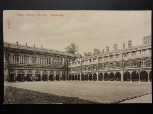 Cambridge: Trinity College Cloister c1909 Pub by Stengel & Co No.E.32176