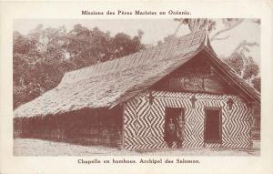 South Pacific Oceania Solomon Islands Bamboo Chapel Missions Peres Maristes