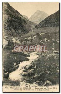 Old Postcard The Pyrenees Bagneres de Bigorre Excursion to the Pic du Midi
