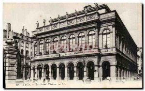 Old Postcard Lyon Grand Theater