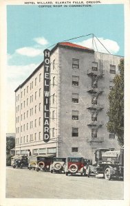 H81/ Klamath Falls Oregon Postcard c1910 Hotel Willard Coffee Shop  125