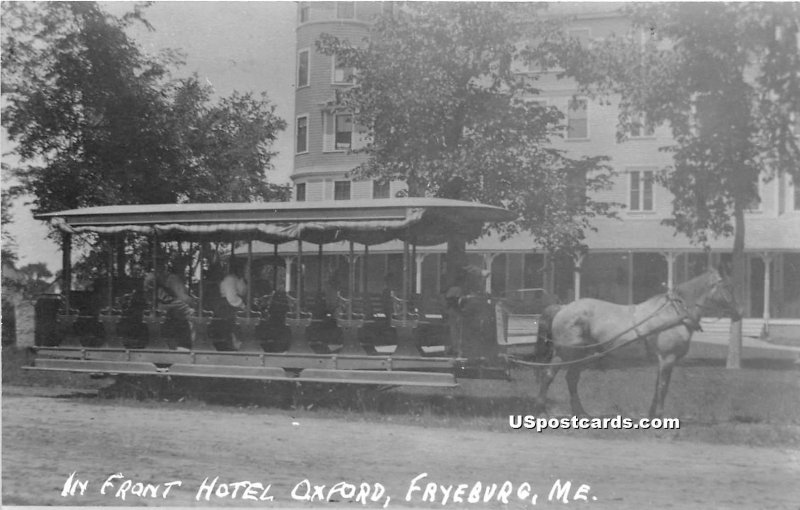 Trolley & Horse - Fryeburg, Maine ME  