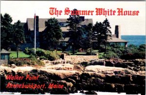 Postcard HOUSE SCENE Kennebunkport Maine ME AO4085