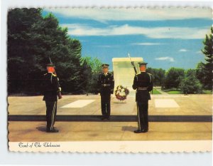 Postcard Tomb of the Unknowns Arlington Virginia USA