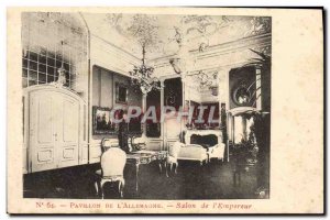 Old Postcard Paris Pavillon De L & # 39Allemagne Exhibition of & # 39empereur