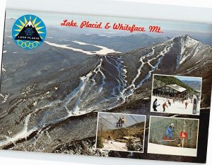 Postcard Lake Placid & Whiteface Mt., New York