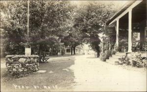 Peru VT Bromley House Porch Real Photo Psotcard