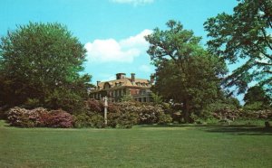 Long Island New York Old Westbury Gardens Georgian Manor House Vintage Postcard