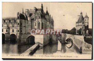 Old Postcard Chenonceaux Chateau Wing Thomas Bohier st Tour of Brands