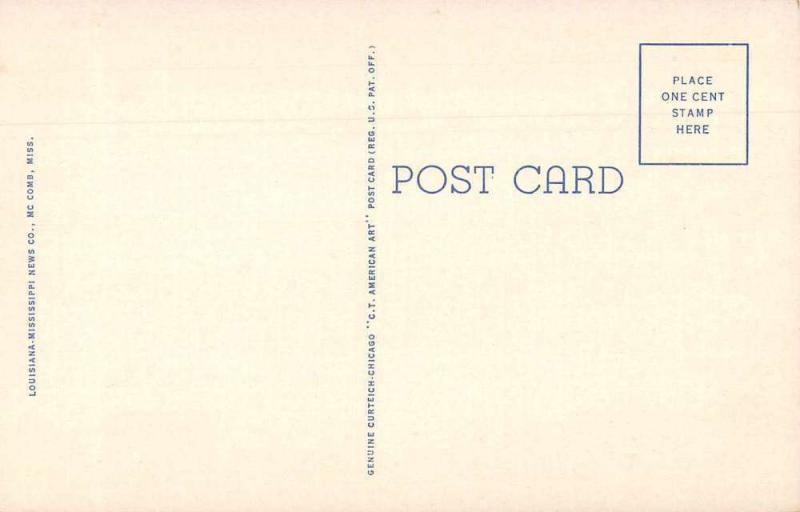 Lake Tangipahoa Mississippi Percy Quin Park Vintage Postcard JD934000