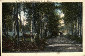 Charlottetown Prince Edward Island PEI Victoria Park Vintage Postcard