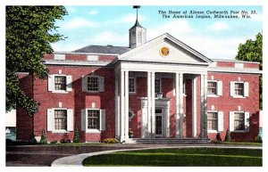 Postcard HOUSE SCENE Milwaukee Wisconsin WI AT6713