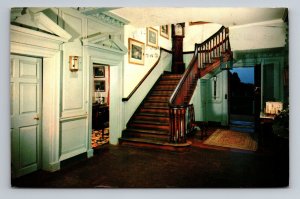 Central Hall At George Washington's Home Mount Vernon Virginia Posted 1963