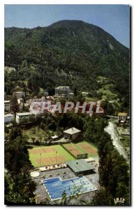 Postcard Modern Brides les Bains Savoie Tennis Pool