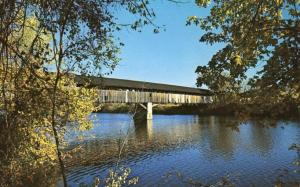 Charming Covered Bridge near Newbury VT, Vermont