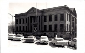 Real Photo Postcard Mercer County Court House in Princeton, Missouri