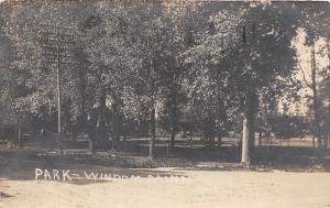 D10/ Windom Minnesota Mn Real Photo RPPC Postcard 1907 The Park Scene