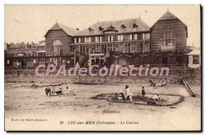 Postcard Old Luc sur Mer Calvados casino