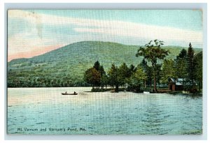 C. 1907 Mt. Varnum and Varnum's Pond, Me Postcard F81