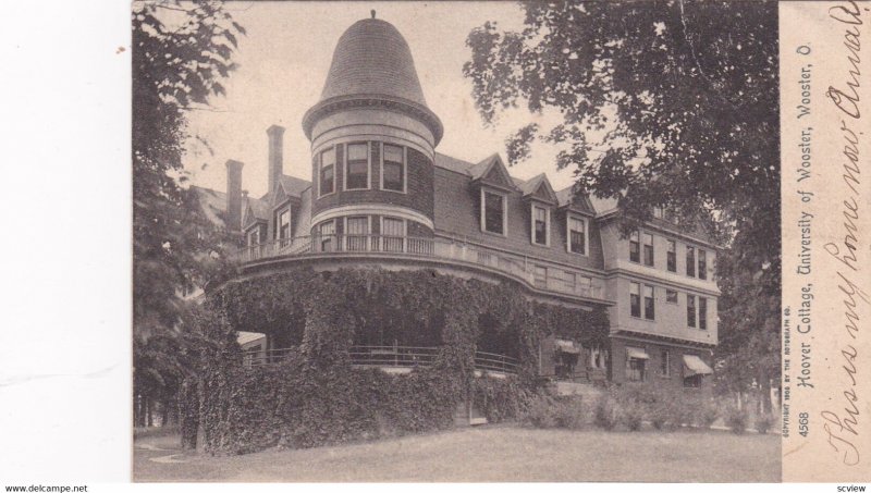 WOOSTER, Ohio, PU-1905; Hoover Cottage, University of Wooster