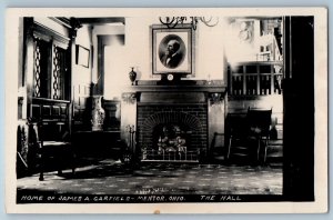 c1930's Home Of James A. Garfield Mentor Ohio OH RPPC Photo Vintage Postcard