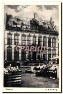 Postcard Old Der Schutting Bremen