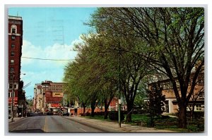 Jefferson Street View Roanoke Virginia VA Chrome Postcard Z7