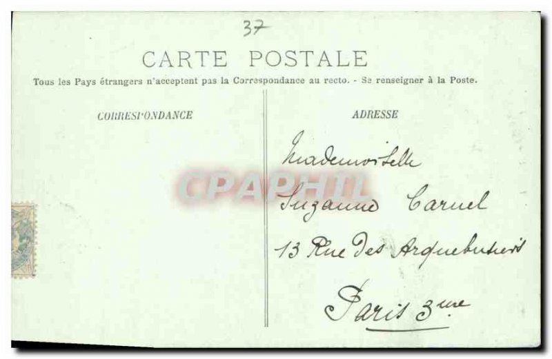 Postcard Old Tours Hotel Gouin