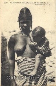 Coloniale De Marseille African Nude Unused 