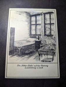 Mint Germany Postcard WWII German Leaders Prison Cell Landsberg Germany