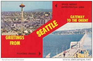 Washington Seattle Greetings From Seatlle Gateway To The Orient