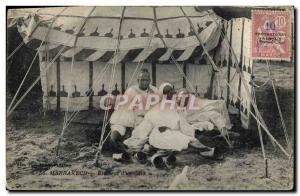 Postcard Old Slave Marrakech d & # 39un Caid Morocco