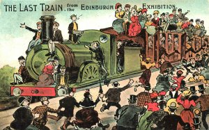 The Last Train From The Edinboro Exhibition Postcard